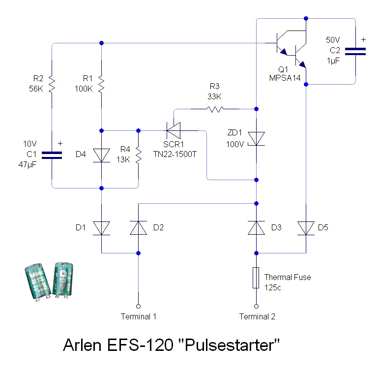 fluorescent circuit : Light Laser LED Circuits :: Next.gr