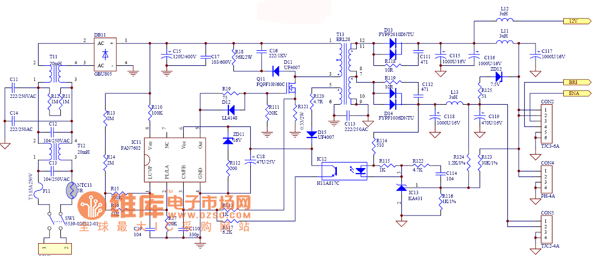 Lcd Tv Power Supply Circuit Diagram Under Repository