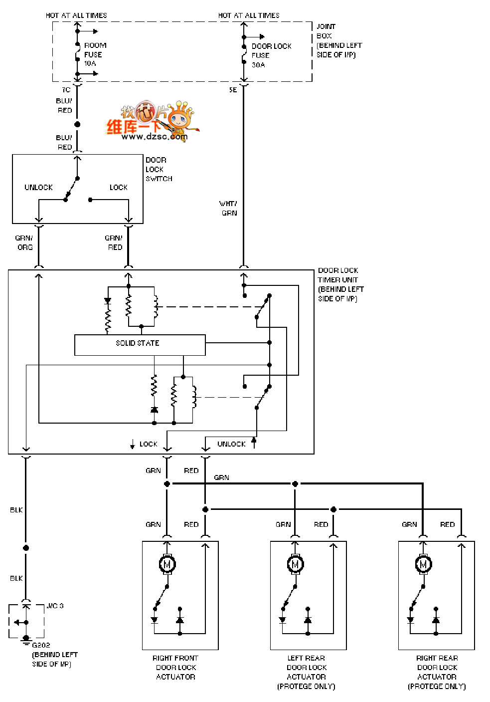 Door Lock Schematic  U0026 2000 Ford Ranger Diagrams To Replace