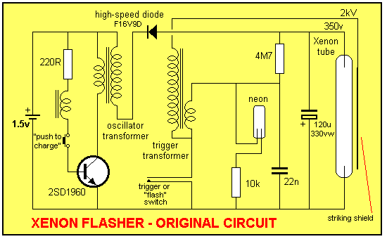 Xenon Flasher - schematic