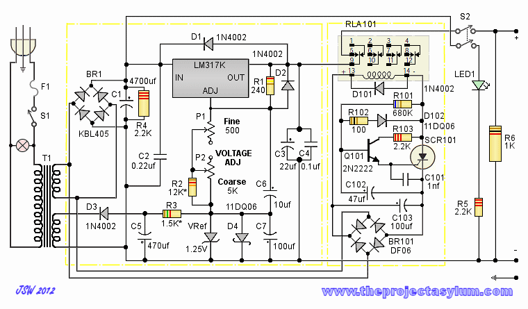 Test Bench Power Supply Schematic under Repository-circuits -53595