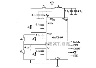 Digital circuit strain with MAX1494