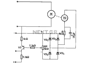 Speed differential negative feedback circuit