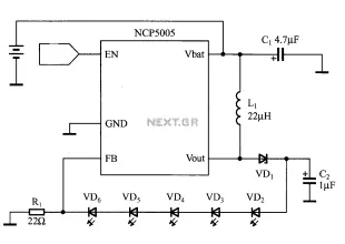 Changes inductive boost LED Driver