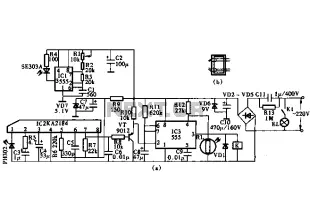 Infrared remote control dimmer light circuit diagram