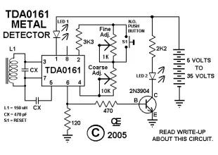 TDA0161 Metal Detector