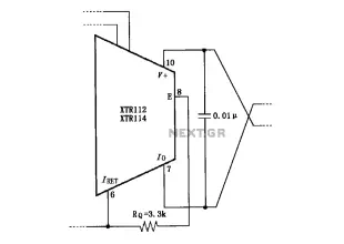 XTR112 114 without external transistor circuit diagram