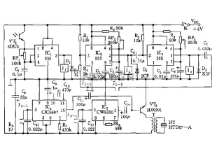 555 Happy Birthday electronic circuit diagram candle