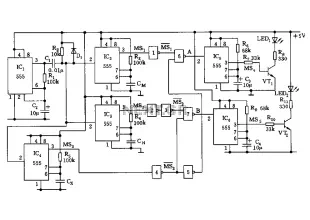 555 capacitor filter circuit diagrams