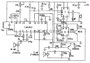 LM1812 uses ultrasonic anti-collision circuit design