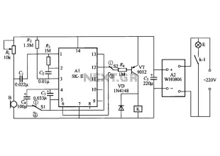 Voice music outlet circuit diagram SK- made