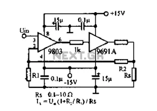 DC to 100W amplifier circuit diagram of 500KHZ