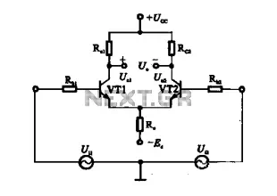 Emitter-coupled differential amplifier