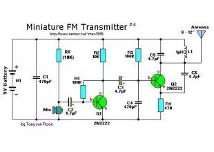 2 Transistor Mini FM Transmitter