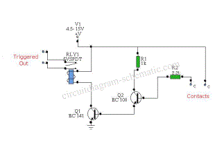Water Activated Relay circuit board