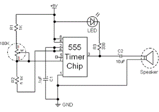 555 Timer with a Speaker