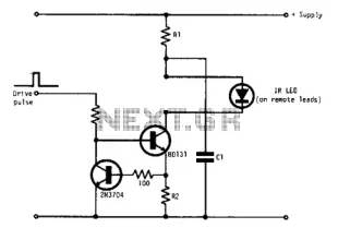 Pulsed infrared diode circuit