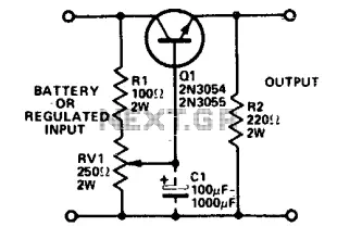 Regulated voltage divider