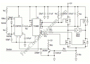  555 IC PWM Motor Control with Current Limiter