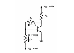 bjt transistor circuit finding the resistances