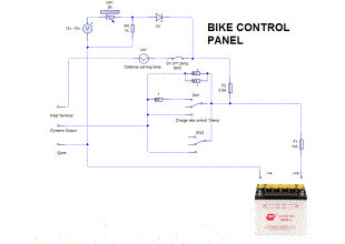bicycle generator circuit