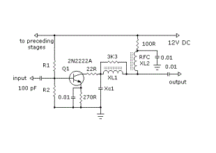 Signal Amplifier with 2N2222