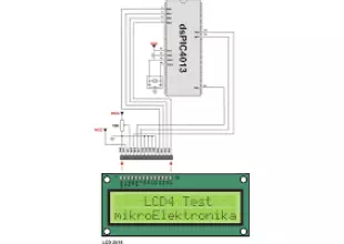 interface and program lcd to
