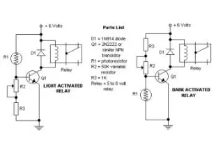 Dark and Light Activated Relay