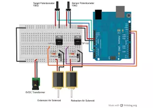 Arduino Controlled Pneumatic Servo