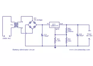 battery eliminator circuit