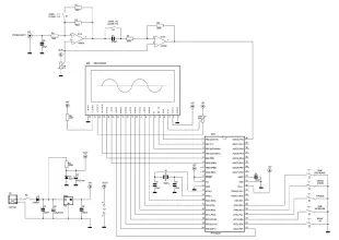 AVR LCD Microcontrolled Oscilloscope