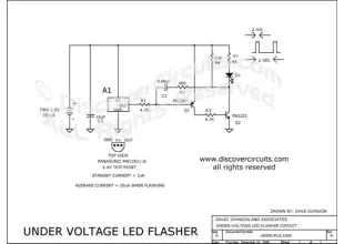 3v low battery voltage flasher