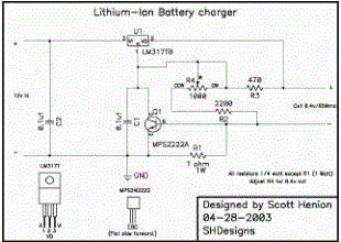 Lithium Ion Lithium Poly Charger by LM317