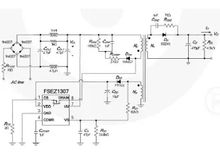 Cell phone charger circuit diagram FSEZ1307