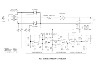 12v battery charger circuit