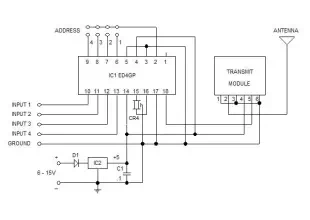 Glolab 4 Bit Encoder/Decoder for Wireless and Infrared