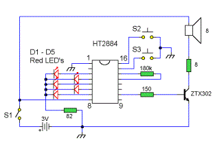 Sound Effects Generator 2 circuit