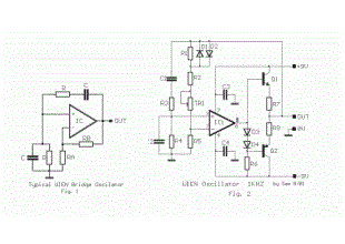 1 KHz Frequency Wien Bridge Oscillator