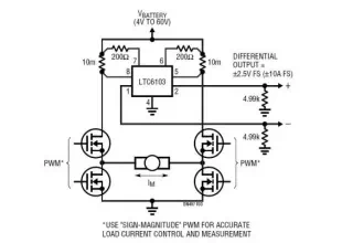 Bidirectional H-Bridge Monitoring with ADC-Friendly Differential Output