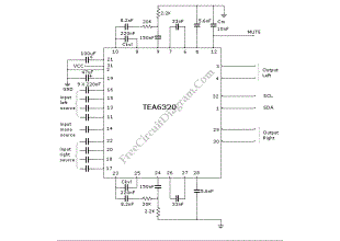 TEA6320 Multichannel Audio Selector and Volume Control