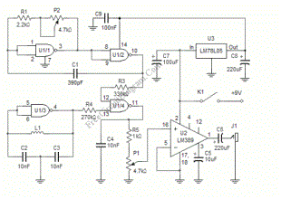 A Simple Metal Detector Circuit Using Beat Frequency Oscillator (BFO)