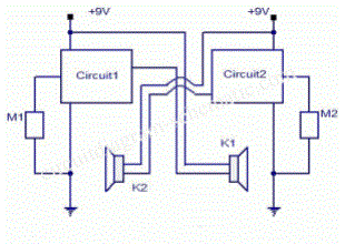 Simple Intercom Circuit Transistor