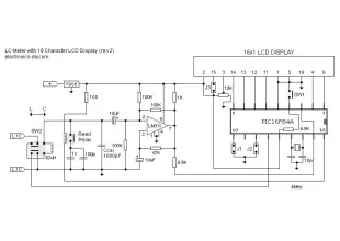 PIC16F84A based LC Meter circuit with explanation