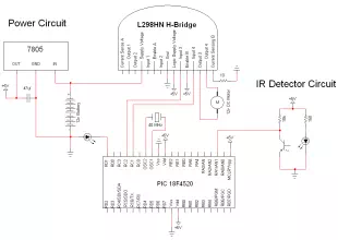 Simple Motor Optical Encoder Circuit