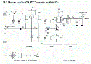 AM/cw 10-meter band transmitter