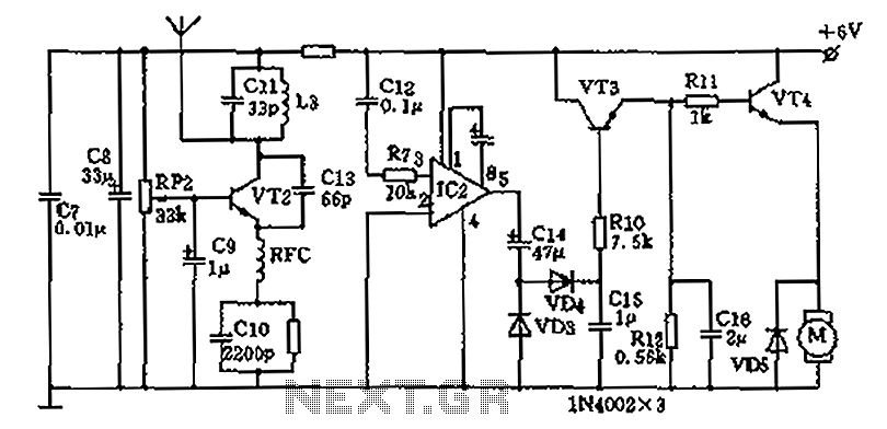 Remote Controlled Switch Circuit Diagram