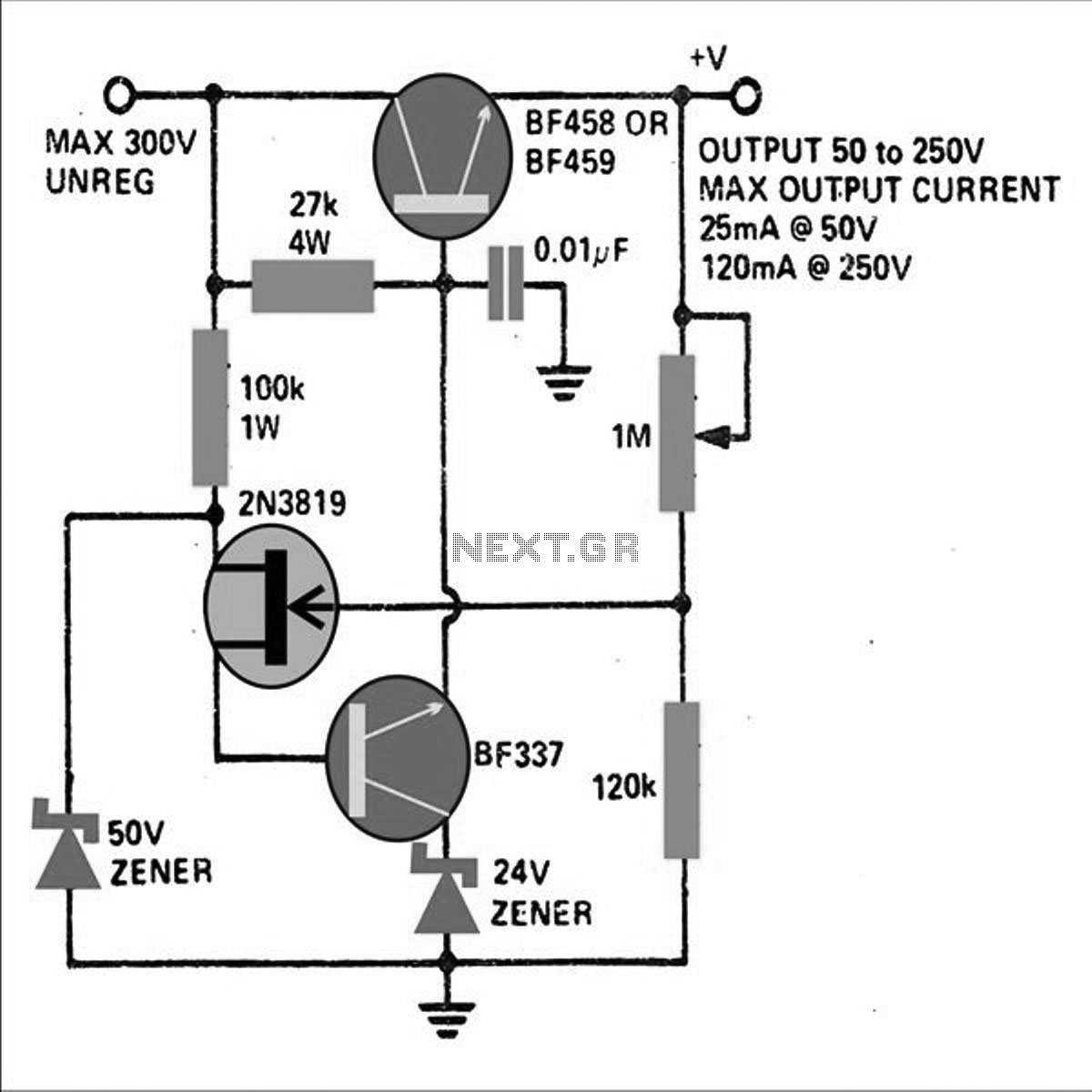 High Voltage Power Supply Circuit under Repository-circuits -21371