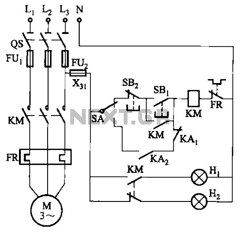 Control circuit of automatic water