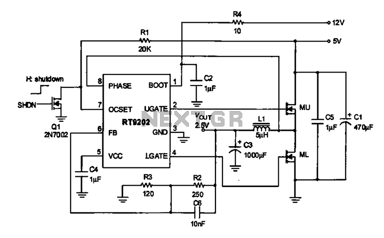 2.5V voltage regulator circuit