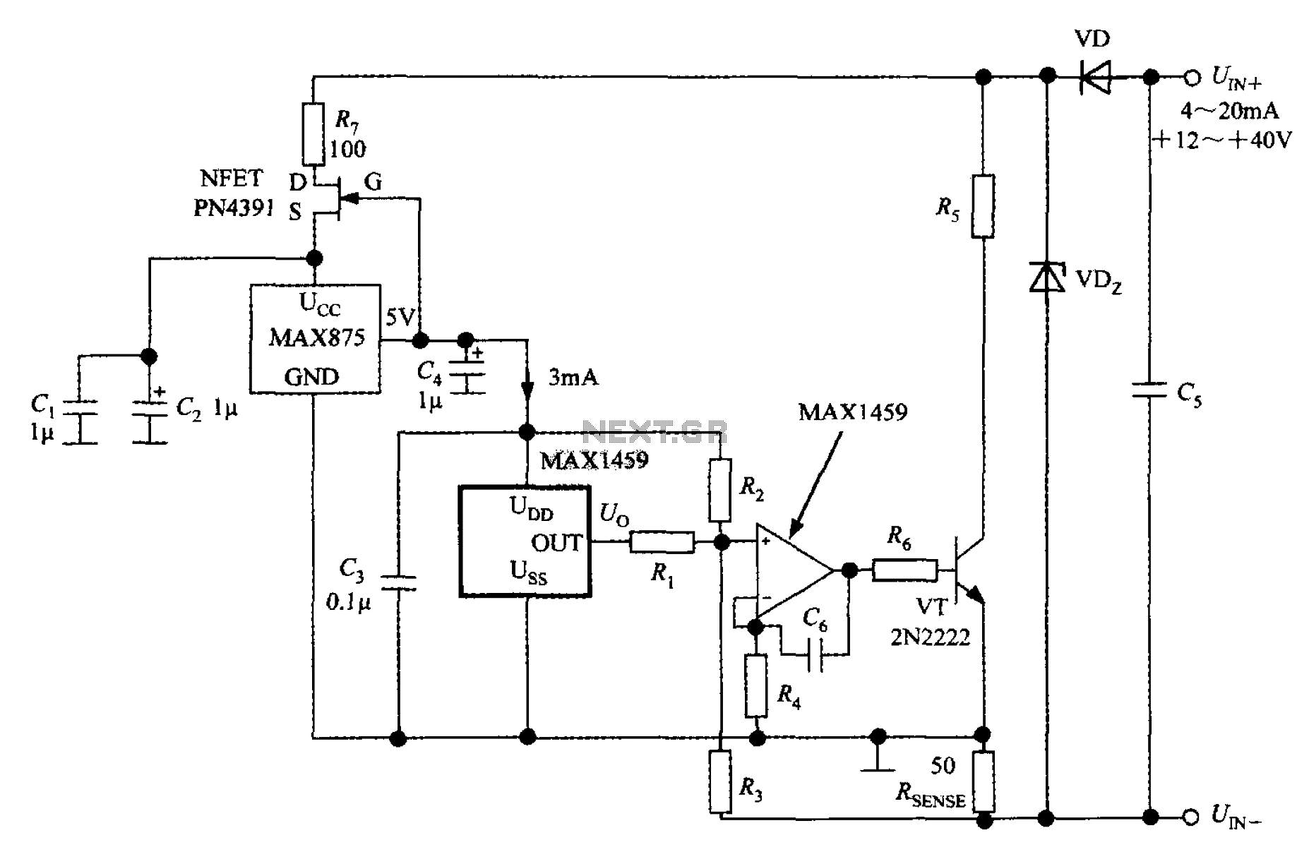 Pressure Signal Conditioner Max1459